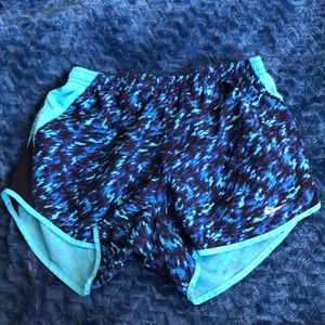 blue nike shorts